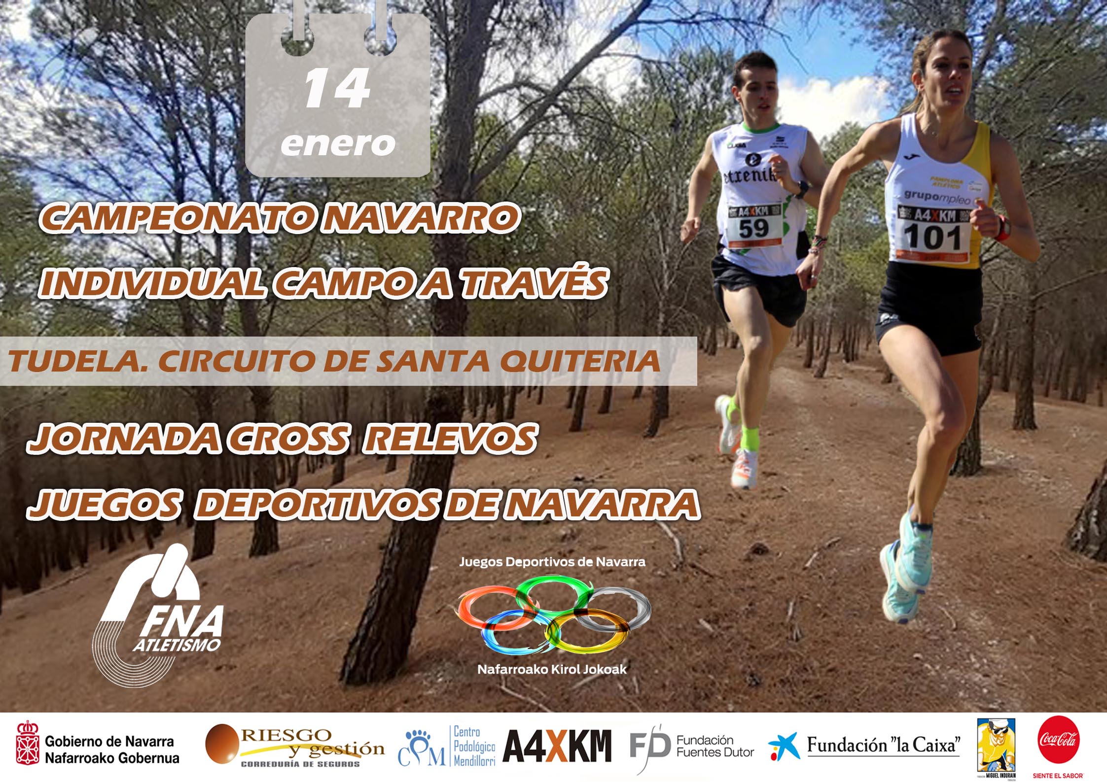 Lista de inscritos Campeonato Navarro Campo a Trav&eacute;s y Equipos JDN